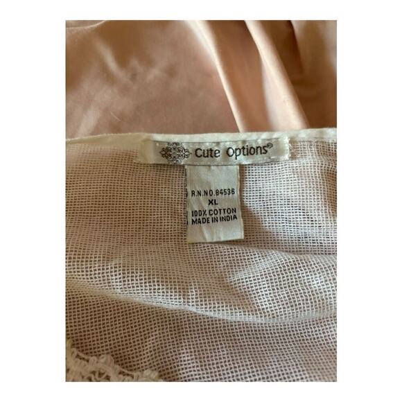 Cute Options White Coverup Size XL - Picture 3 of 3